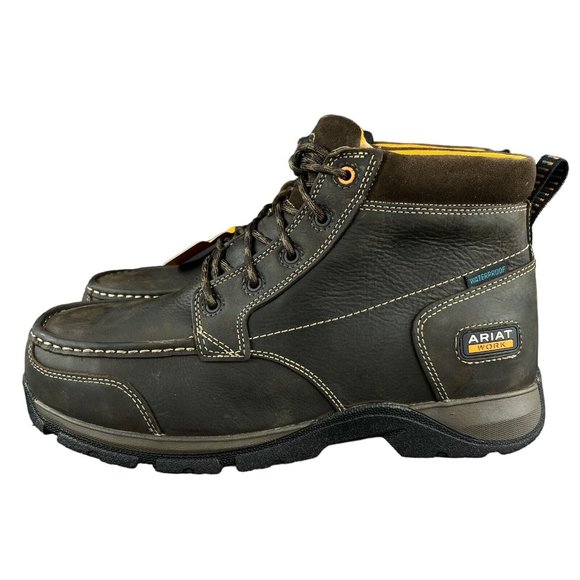 Ariat Edge LTE Chukka H2O Comp Toe Dark Brown Work Boots Men\'s Sizes 10 - 10.5EE main image 9